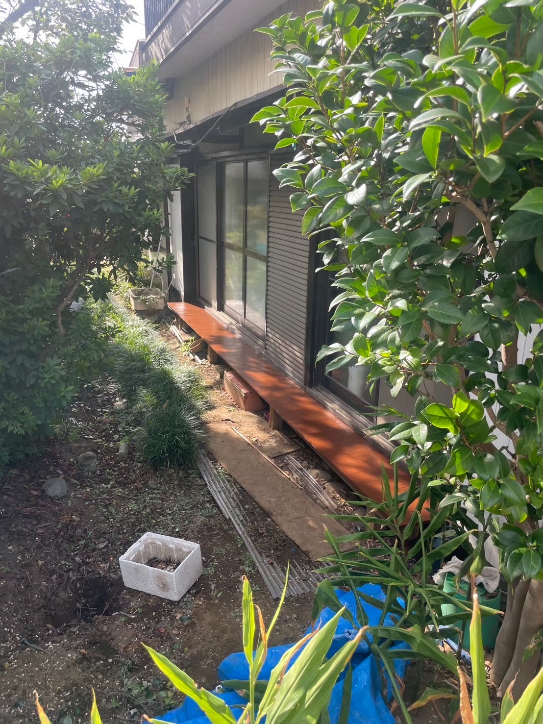 作業ブログ〜濡れ縁改修工事